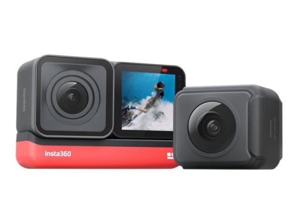 Insta360 One R Twin Edition Action Kamera (Ultrascharfe 5,7K 360&#176; Aufnahme, 4K Weitwinkel)