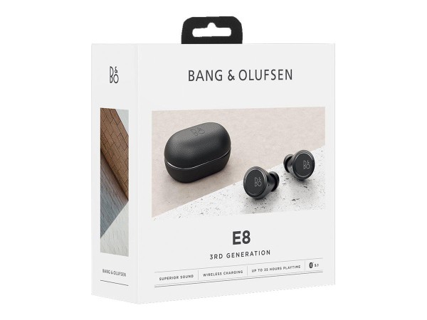 B&O BEOPLAY E8 3RD GEN schwarz In-Ear Kopfhörer (Bluetooth, kabellos, USB-C, Noise Cancelling, True Wireless)
