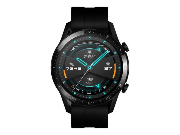 Huawei Watch GT 2 46 mm Sport black Smartwatch (Herzfrequenzmessung, GPS, GLONASS)