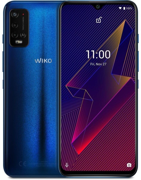 Wiko Power U20 3GB + 64GB navy blue Smartphone (6,82 Zoll, 6.000-mAh, Octa-Cora, Dual-SIM, blau)