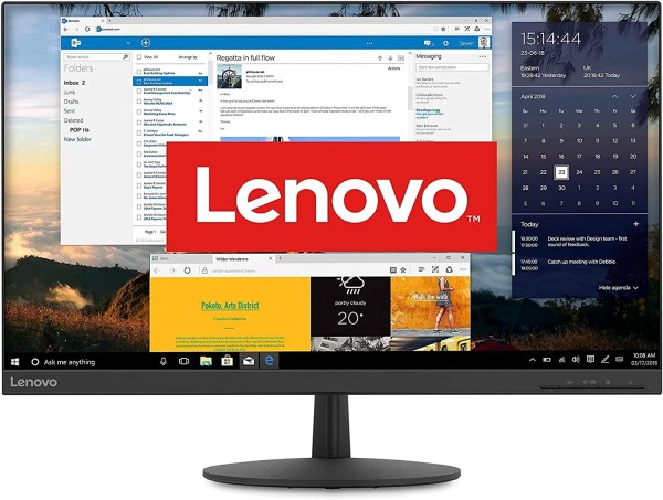 Lenovo (L27q-30) 27 Zoll/68,6cm WQHD PC-Monitor (75Hz, 16:9, 4ms, 2560x1440p, HDMI)