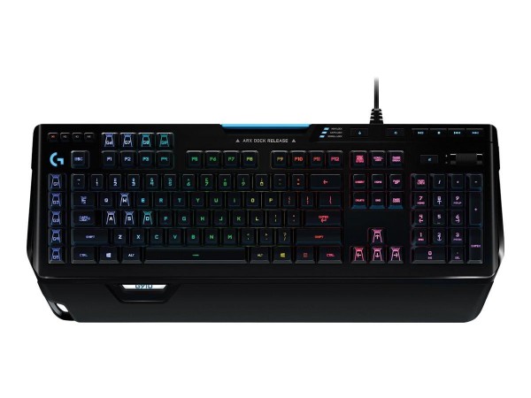 Logitech G910 Orion Spectrum Gaming-Tastatur (USB, Deutsch, 920-008013, schwarz, Lightsync, Mechanische Switches, Makro-Fähig)