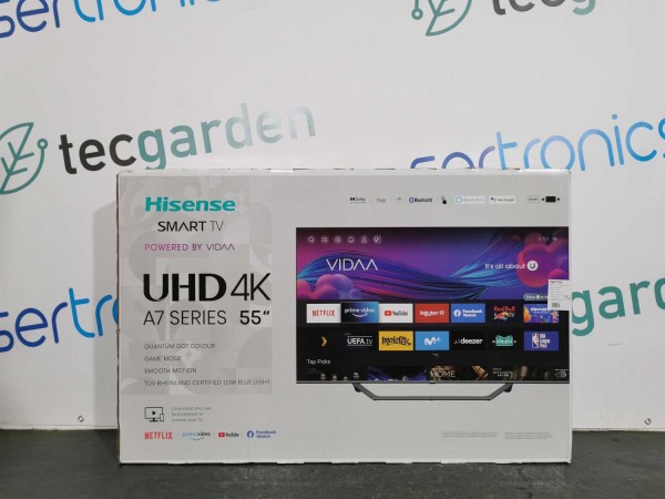 Hisense (55A7GQ) QLED 4K Ultra HD TV (55"/138cm, 60Hz Triple Tuner, Time Shift)