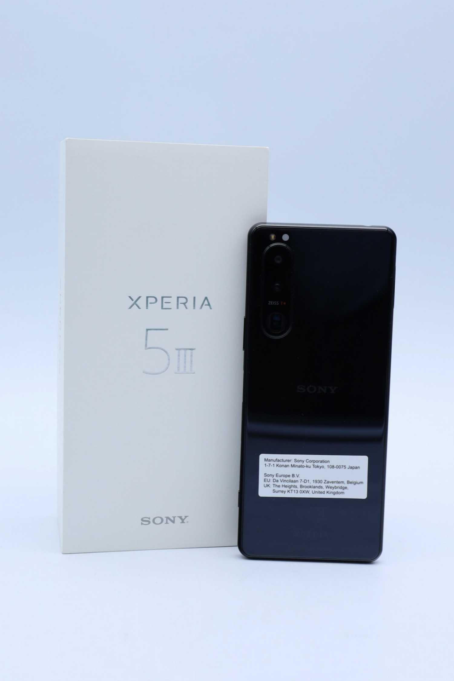 Sony Xperia 5 III 5G schwarz 128GB Smartphone (6,1 Zoll, 4.500-mAh,  Octa-Core, Dual-SIM) | tecgarden