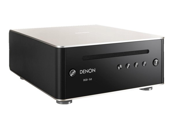 Denon DCD-50, Denon DCD-50, koaxial (SPDIF), Cinch/RCA, Slot-In Laufwerk, silber