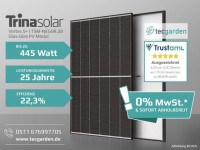 Trina Solarmodul Vertex S+ l TSM-NEG9R.28 mit 440 Watt | Glas-Glas Modul / 0% Mwst