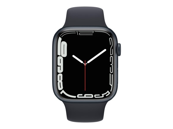 Apple Watch Series 7 45mm GPS+Cellular (1,9" OLED, Aluminiumgehäuse, Mitternacht)