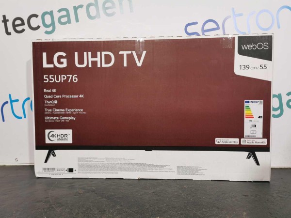 LG 55UP76709LB LED TV (55 Zoll (139 cm), 4K UHD, Smart TV, Sprachsteuerung (Alexa, Google Assistant), Aufnahmefunktion, Netflix/Amazon)