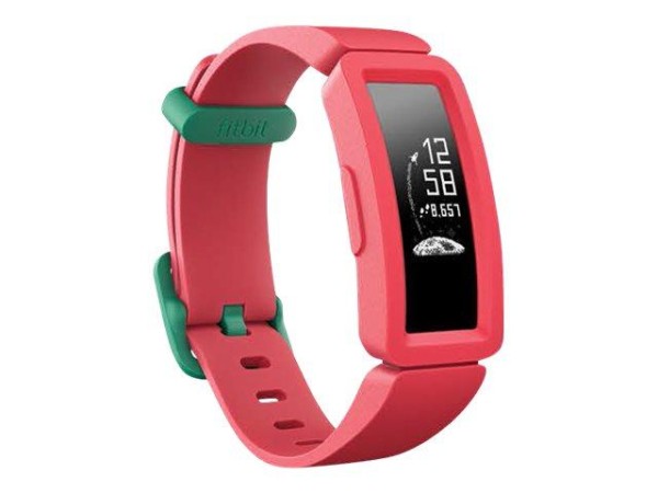 Fitbit Ace 2 Watermelon+Teal Fitness Tracker (Schrittzähler, Akkulaufzeit bis zu 5 Tage)
