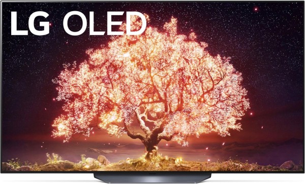 LG OLED65B19LA.AEU OLED TV (65 Zoll (164 cm), 4K UHD, Smart TV, Sprachsteuerung (Alexa, Google Assistant), Aufnahmefunktion, Alpha7 Gen4 Prozessor 4K, Cinema HDR, pixelgenaues Dimming)