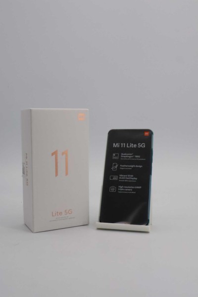 Xiaomi Mi 11 Lite 5G Mint Green 128GB Smartphone (6,55 Zoll, Triple-Kamera, 4.250-mAh, Octa-Core)