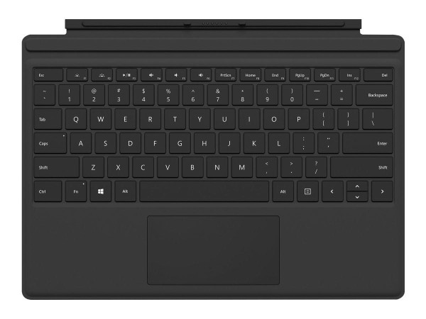 Microsoft Surface Pro Signature Type Cover, QWERTZ Tablet-Tastatur, schwarz