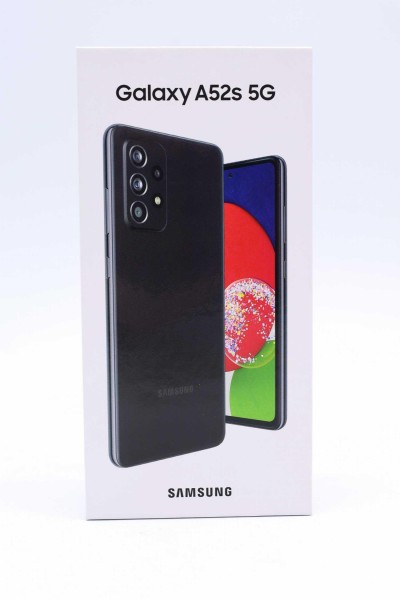 Samsung Galaxy A52s 5G Awesome Black (6,5 Zoll Full HD Display, 6/128GB, 64Mpx)