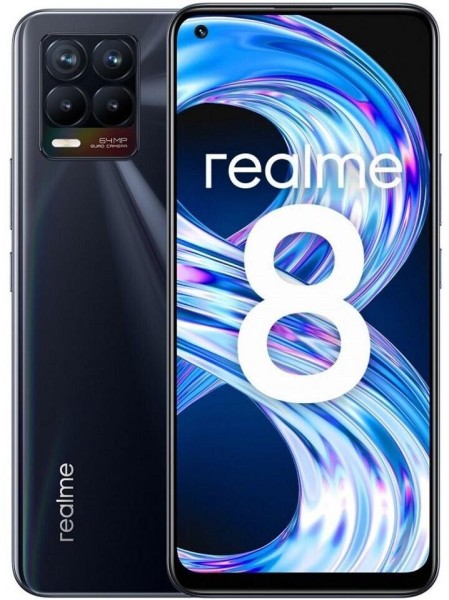 REALME 8 Dual-SIM Smartphone 128GB, Android, punk black