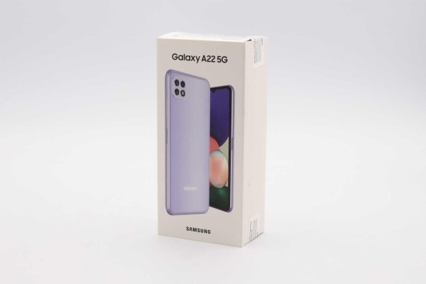 Samsung Galaxy A22 5G Violet 128GB Smartphone (6,6 Zoll, 5.000-mAh, Octa-Core)