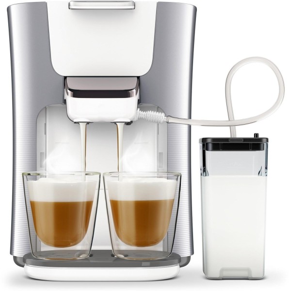 Philips Senseo HD 6574/20 Latte Duo Plus Kaffeepadmaschine mit Milchaufschäumer