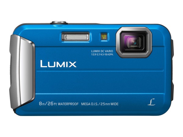 Panasonic Lumix DMC-FT30 digitale Kompaktkamera (16,1Mpix, Unterwasserkamera, blau)