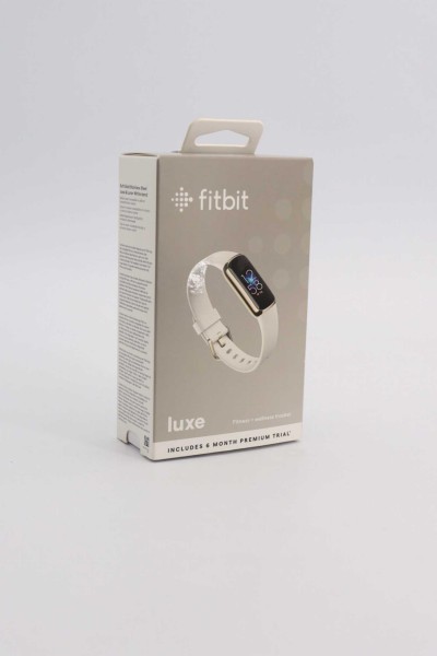 Fitbit Luxe Limited Edition White Gold Fitness-Tracker (Herzfrequenzmesser, Bluetooth, GPS)