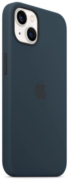 APPLE iPhone 13 Silicone Case mit MagSafe Abyss Blue / Original