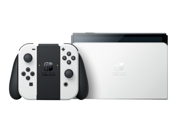Nintendo Switch OLED (2021) Spielekonsole (7" OLED Display, 64GB Speicher, Weiß)