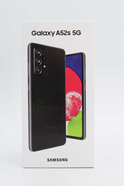 Samsung Galaxy A52s 5G Awesome Black 128GB Smartphone, 6,5 Zoll,64 MP, Quad-Kamera, 4.500-mAh)