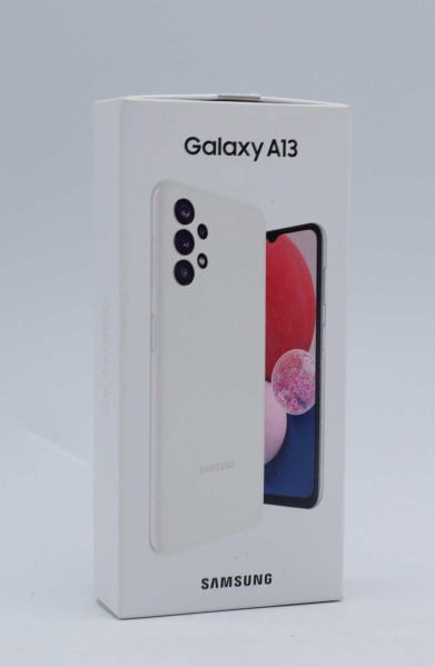 Samsung Galaxy A13 64GB Smartphone (6,6 Zoll, 50 MP Quad-Kamera, weiß)
