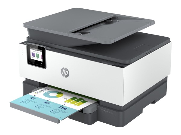 HP Officejet Pro 9012e Multifunktionsdrucker (Tintenstrahldrucker, 4-in-1, Fax, Scanner, Kopierer, WLAN, LAN)