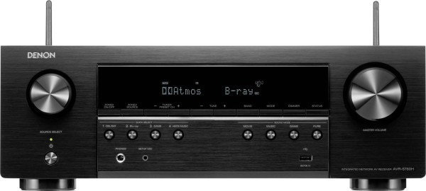 DENON AVRS760H 8K-AV-Receiver schwarz (7.2-Kanal,3D-Audio,Sprachsteuerung,HEOS&#174; Built-in)