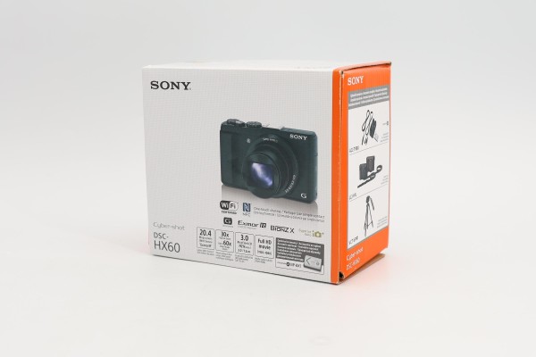 Sony Cyber-shot DSC-HX60 (DSC-HX60) schwarz Kompaktkamera (XMOR&#174; R CMOS Sensor mit 20,4 Megapixeln)