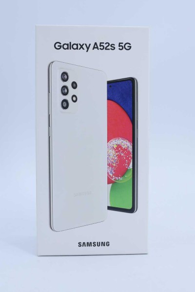 Samsung Galaxy A52s 5G Awesome White 128GB Smartphone (6,5 Zoll, 4.500-mAh, Octa-Core, weiß)