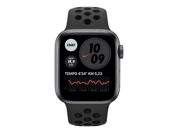Apple Watch Series 6 Nike Edition GPS + Cellular (40mm, 1,9" Always On OLED, Aluminium, Space Grey)