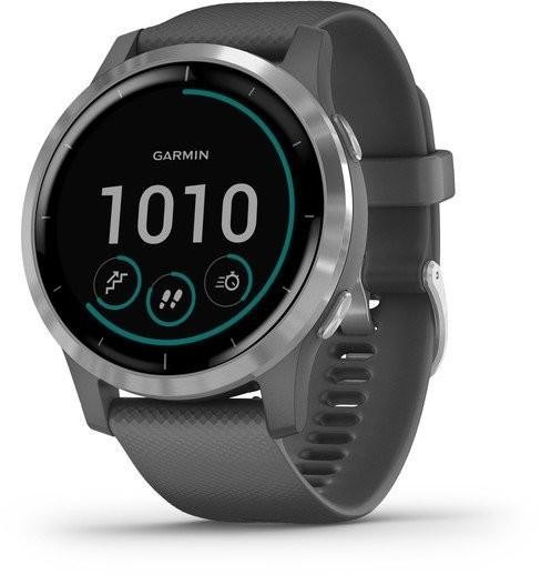GARMIN Vivoactive 4 dunkelgrau/silber Smartwatch