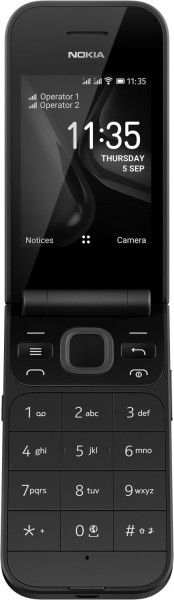 NOKIA 2720 schwarz Handy (Dual-SIM, 2.80 Zoll, 4GB, 2MP)