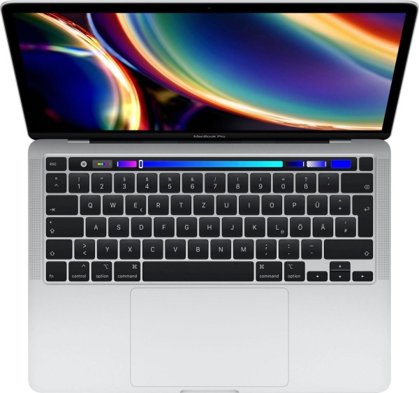Apple MacBook Pro 13" (MXK62D/A) silber (TouchBar -ID, 2 Thunderbolt, Core i5, 256 GB SSD)