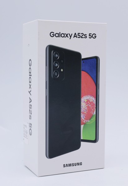 Samsung Galaxy A52s 5G Awesome Black 128GB Smartphone (6,5 Zoll, 4.500-mAh, Octa-Core, schwarz)