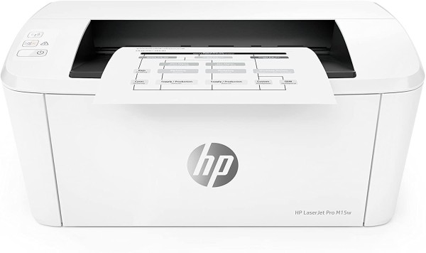 HP LaserJet Pro M15W monochrom Laserdrucker A4 WLAN Airprint weiss