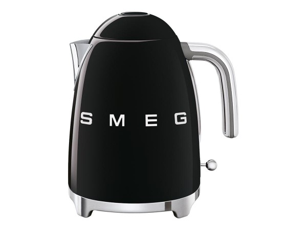 SMEG Wasserkocher (KLF03BLEU) 1,7 Liter Füllmenge, Retro-Design, schwarz