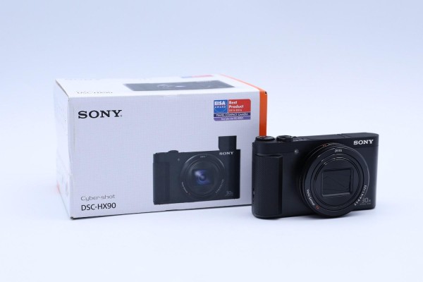 Sony DSC-HX90 schwarz Kompaktkamera (18,2 MP, 30fachem optischem Zoom)